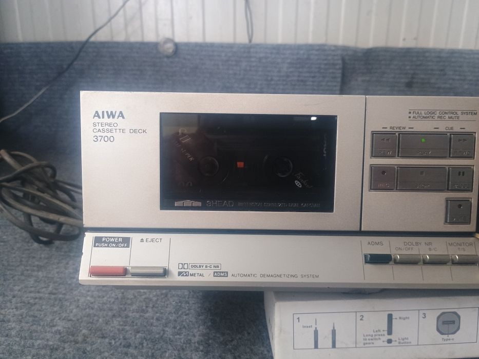 Aiwa ad 3700 deck 3 capete