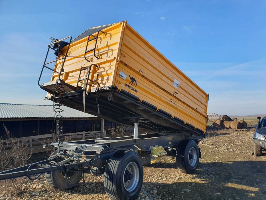 Remorca agricola basculabila, pe 3 parti , 12 tone, WIELTON PRS-2 W12