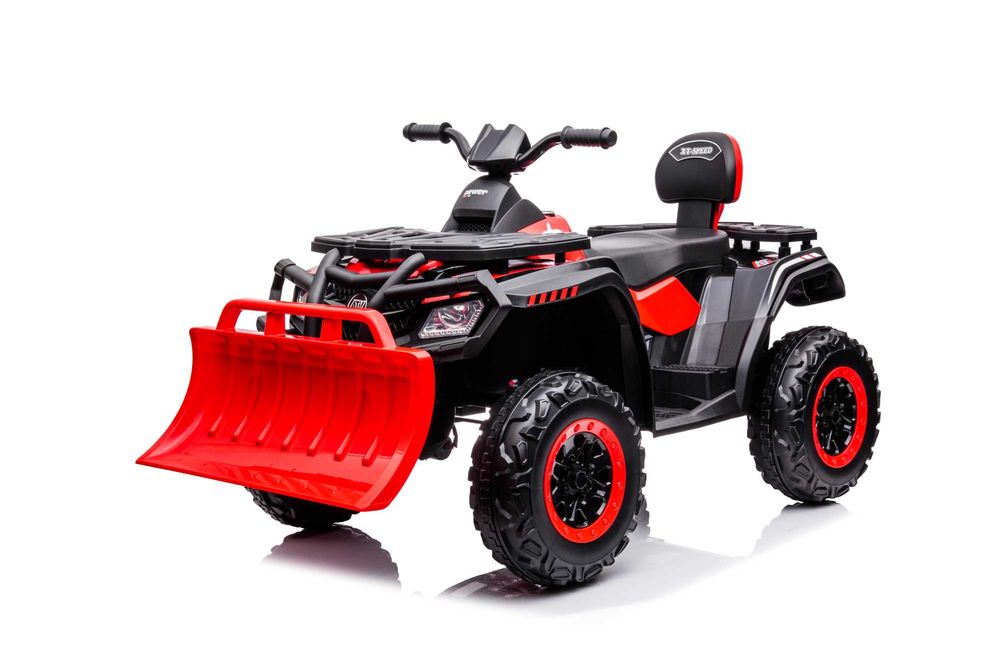 ATV electric pt copii Autokids 24V 4x4 cu cupa 3-10 ani (S615) Rosu