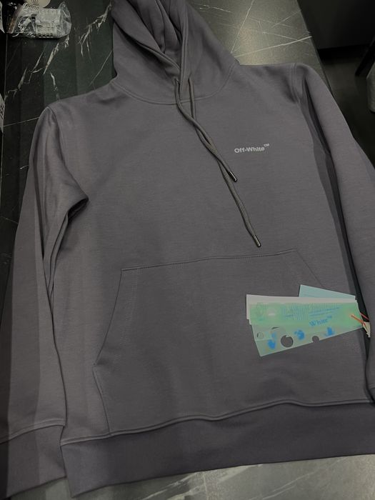 Оригинално Off-white Wave outline hoodie and wave sweatpants