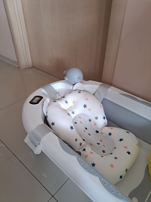 Комплект сгъваема бебешка вана/корито