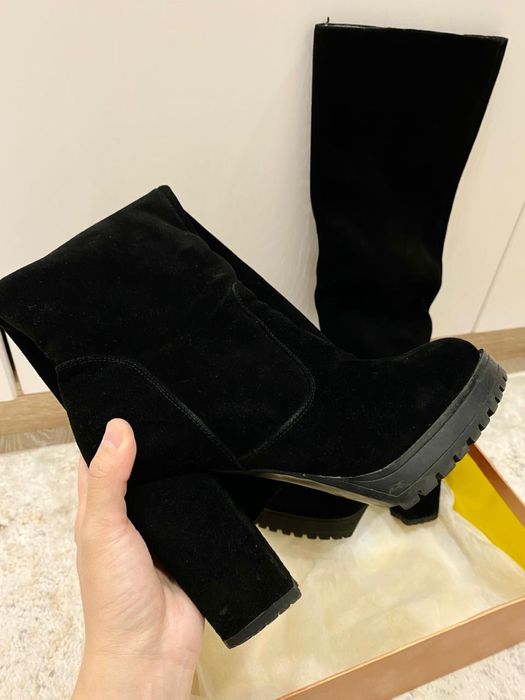 Қыстық етік замш