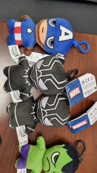 Personaje Marvel: Captain America, Hulk, Black Panther