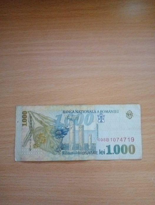 Vând bancnota 1000Lei 1998