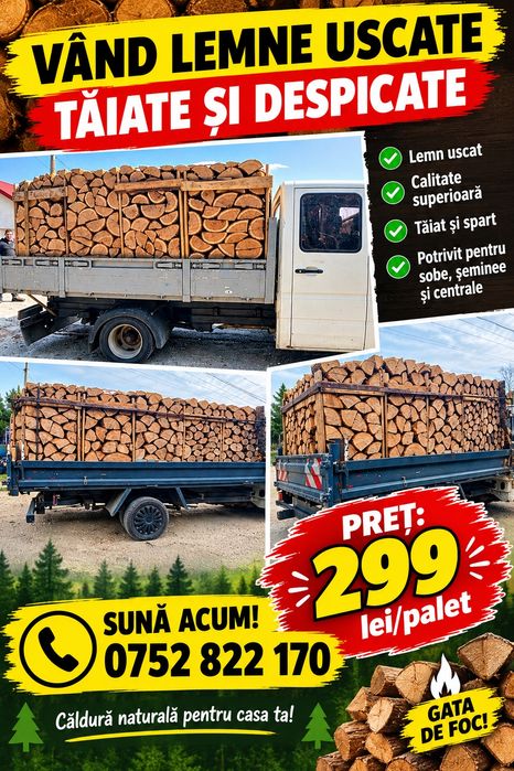 Lemne ieftine  lemne uscate esentă tare