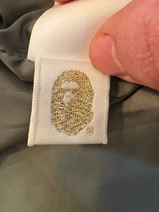 A Bathing Ape Green Nigo Flame Camo Snowboard Jacket