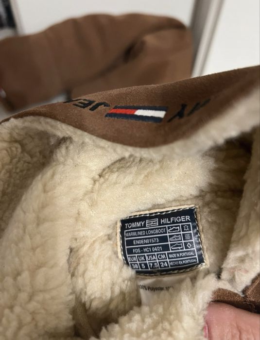 Cizme de piele Tommy Jeans