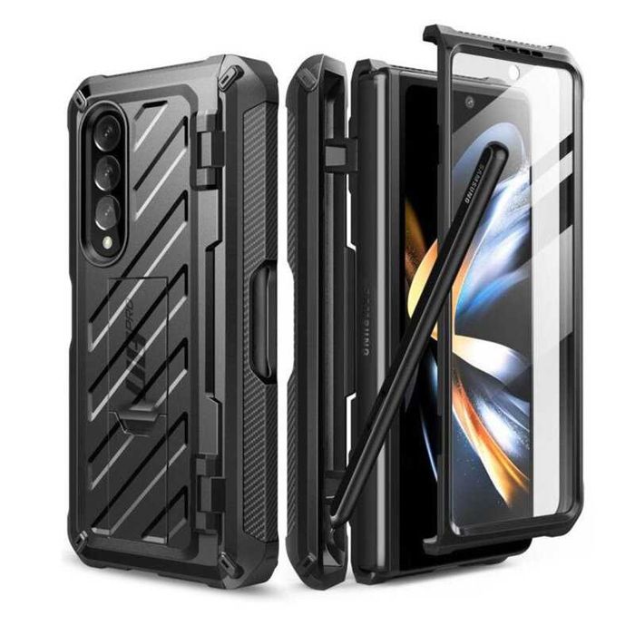 Husa cu suport S-Pen+Folie SAMSUNG Galaxy Z Fold3 5G Z Fold4 5 mod dif