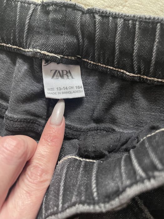 Кожаная куртка zara 12-14 лет