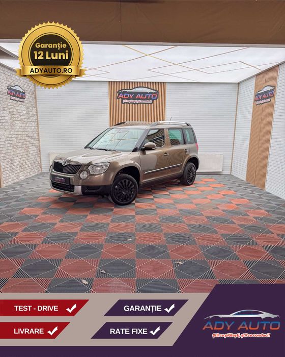 SKODA YETI 2,0 TDI 4x4 . 150 000 km . RAR+ITP  Garantie 12 luni  Buy-Back  Test drive .