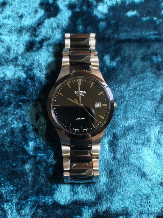 Мужские часы Boccia Titanium 3639-01 (Германия).