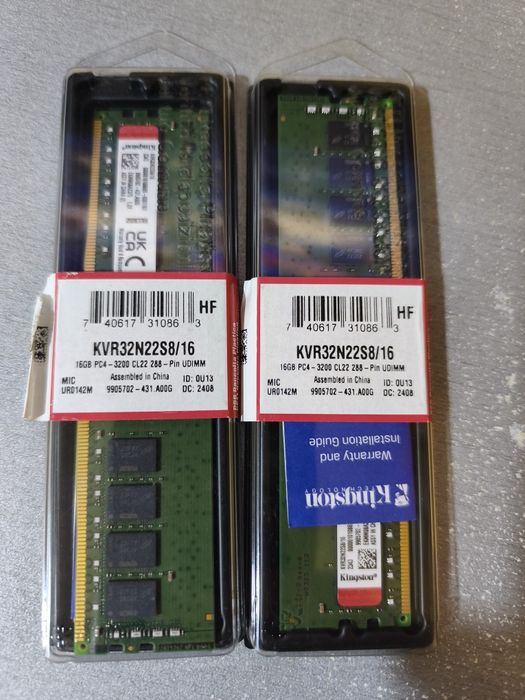DDR4 16 GB 3200 MHz - KVR32N22S8/16