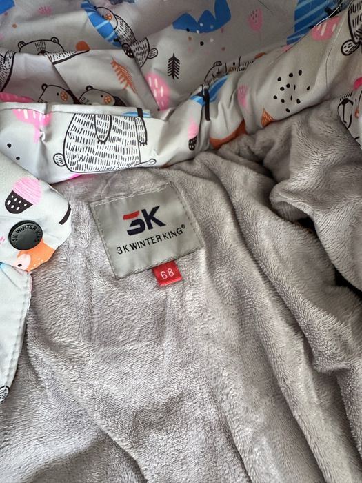 Зимний детский комбинезон+конверт