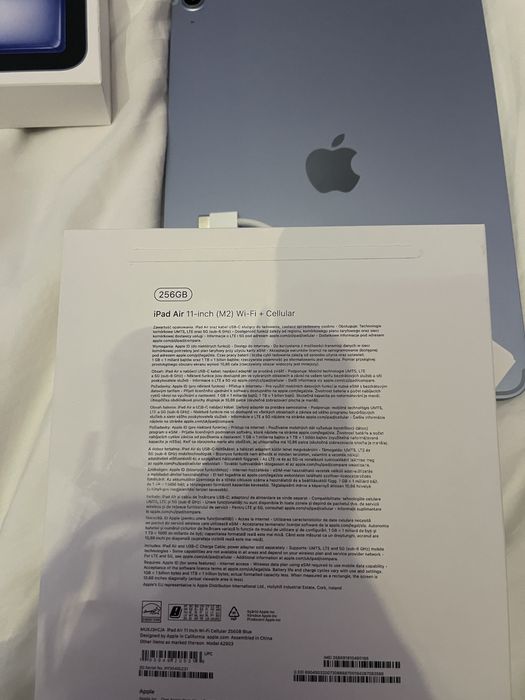 Ipad Air 11” M2 256gb Wifi+cellular ca nou
