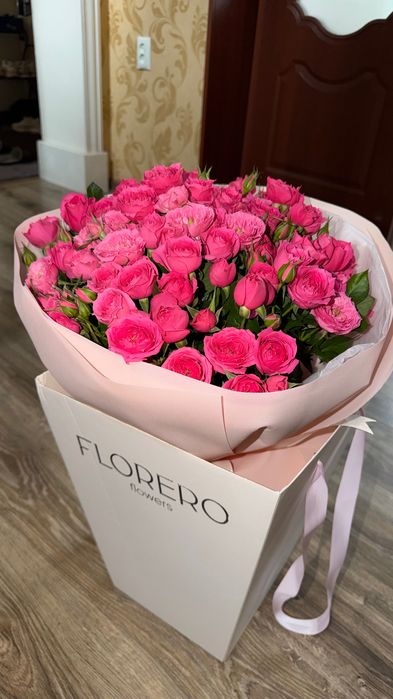 Букет свежих роз