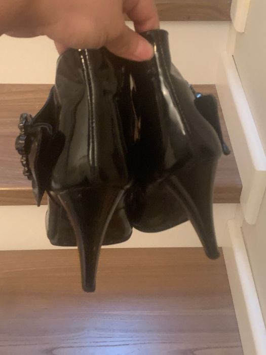 Ботильены черные  Италия 39 р, б/у