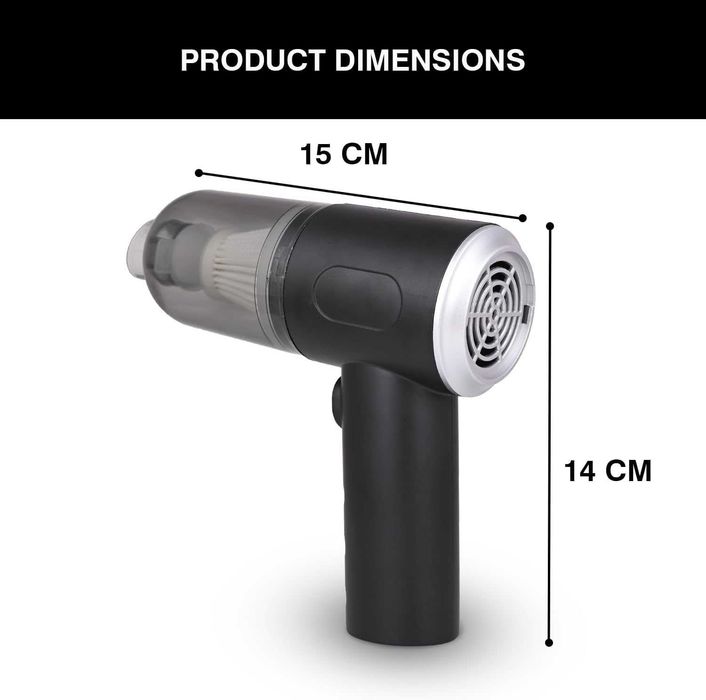 Мини безжична 3-в-1 прахосмукачка AS-228 за кола, дом и офис