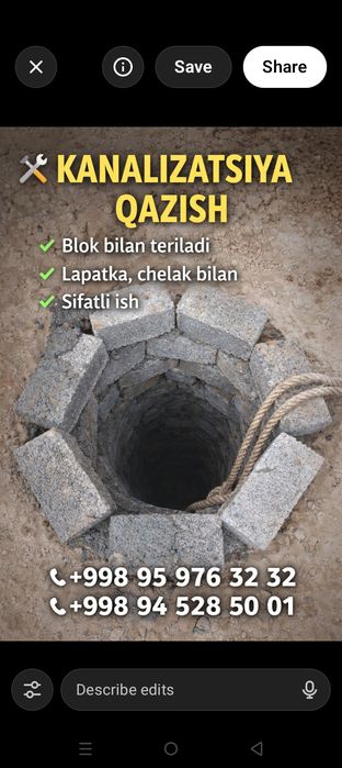 Urachi Oʻrachi Урачи Kalodis Ura kanalizatsa