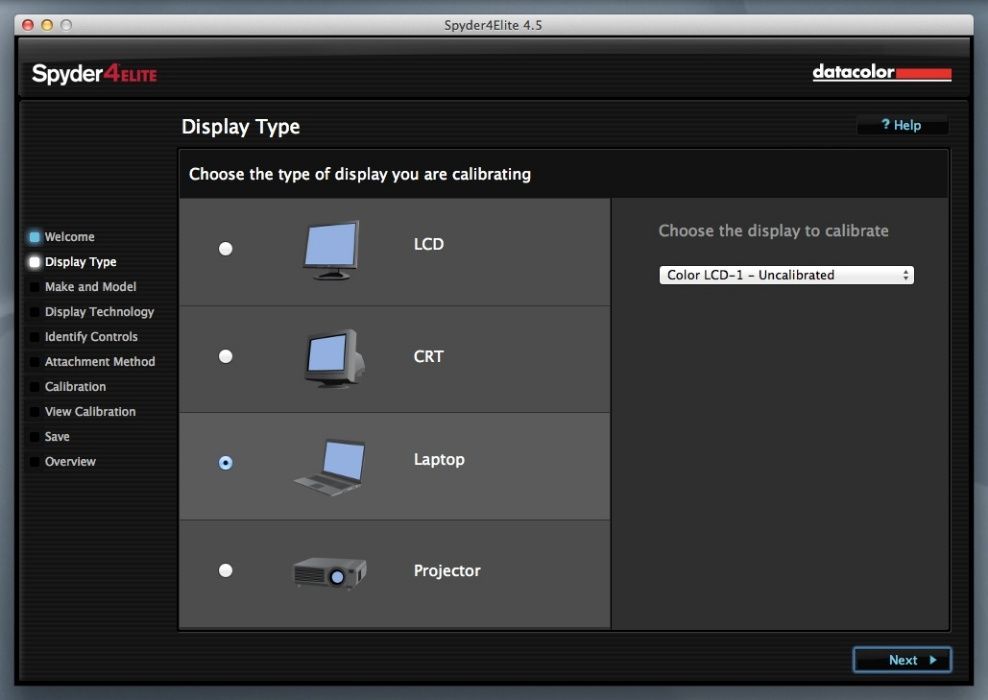 Calibrare monitoare, display laptop.
