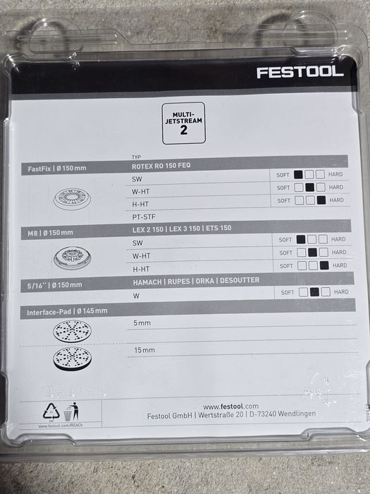 Talpa festool,  pad