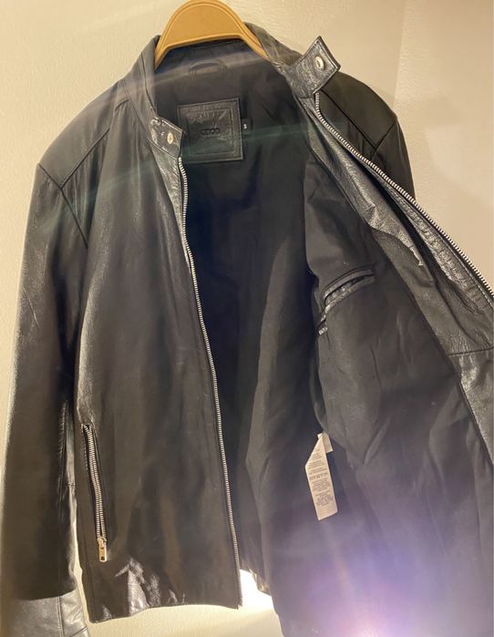 Geaca piele Asos, marime S (fits M)