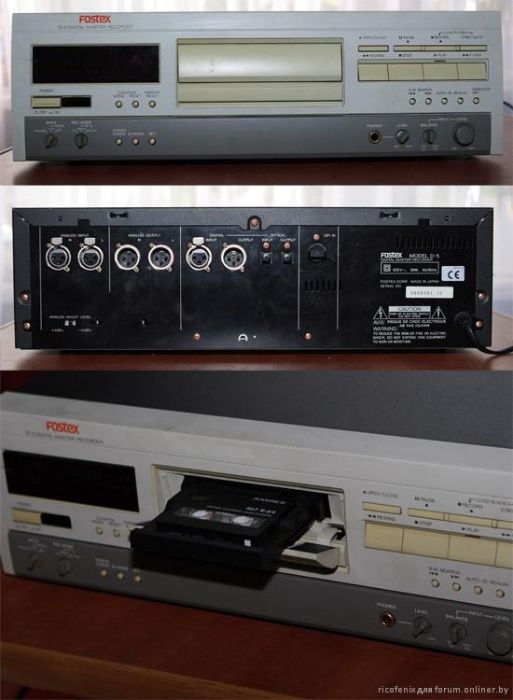 профессиональный DAT магнитофон Fostex D-5 Digital Master Recorder