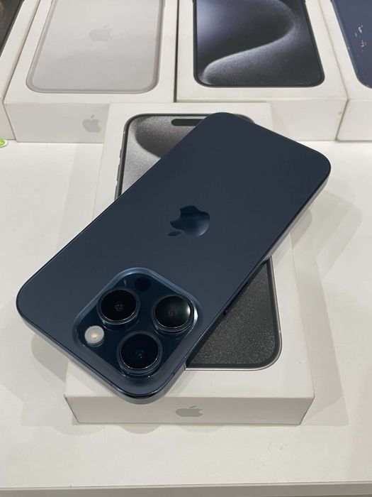 iPhone 15 Pro Blue Titanium