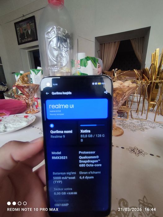 Holati ideal realme 9 sotiladi