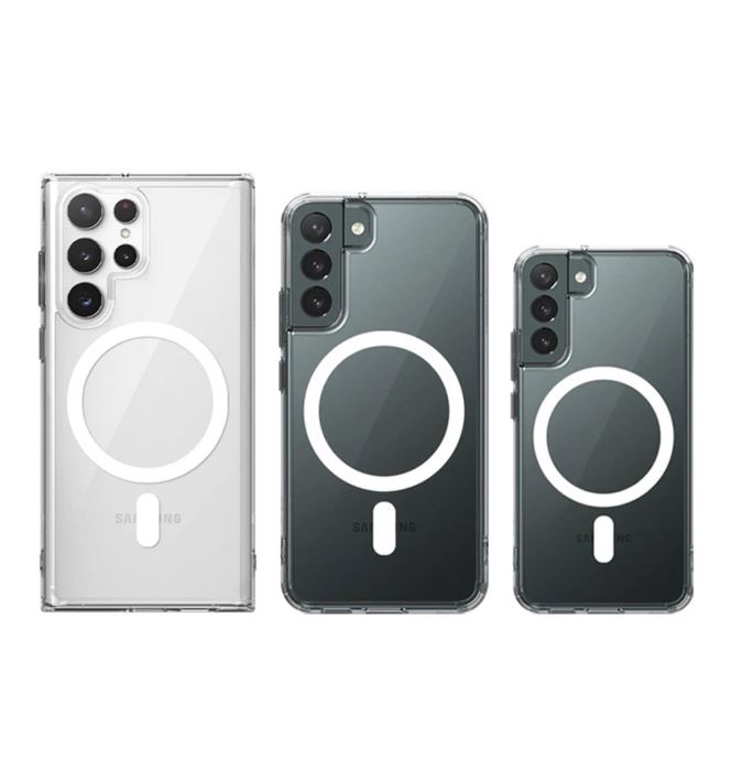 Husa PC Hard Anti Drop Magsafe Samsung S22/S23/S24/S25/PLUS/ULTRA/FE