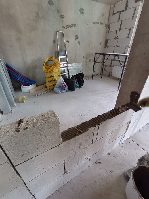 Кладка перегородок и стен