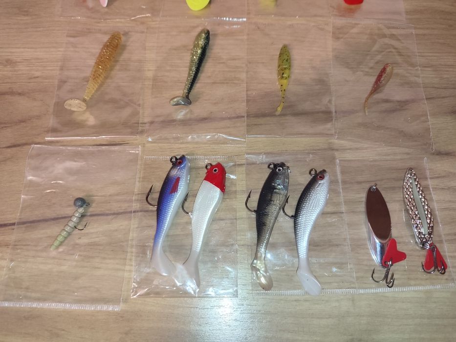 Set spinning produse NOI naluci soft,shad,vobler,lingurite oscilante.