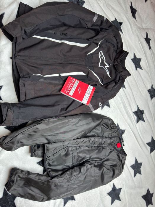Geaca dame Alpinestars stella T-Jaws v3 Waterproof, Negru/Alb