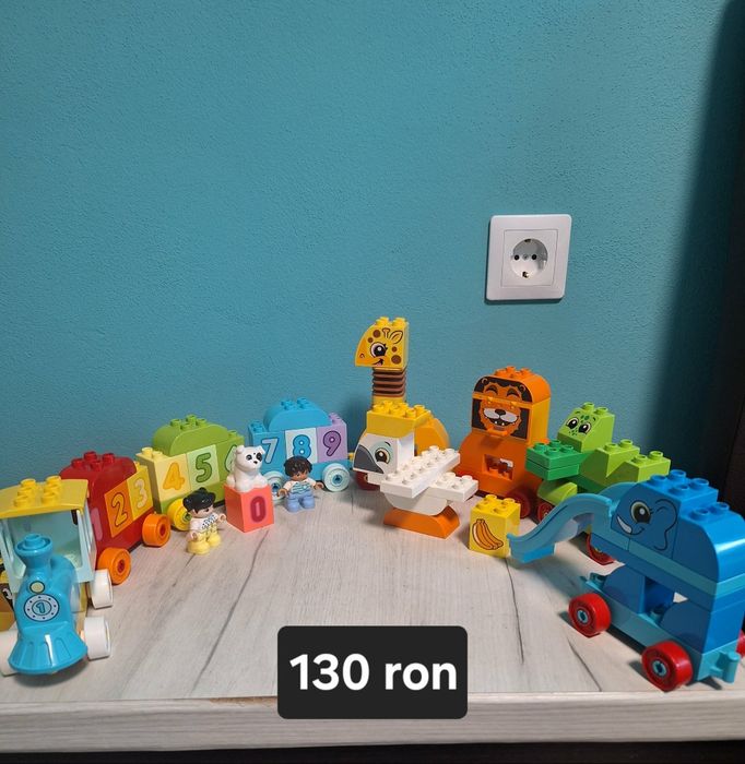 Lego duplo lot litere de camion plus trenuletul cu numere