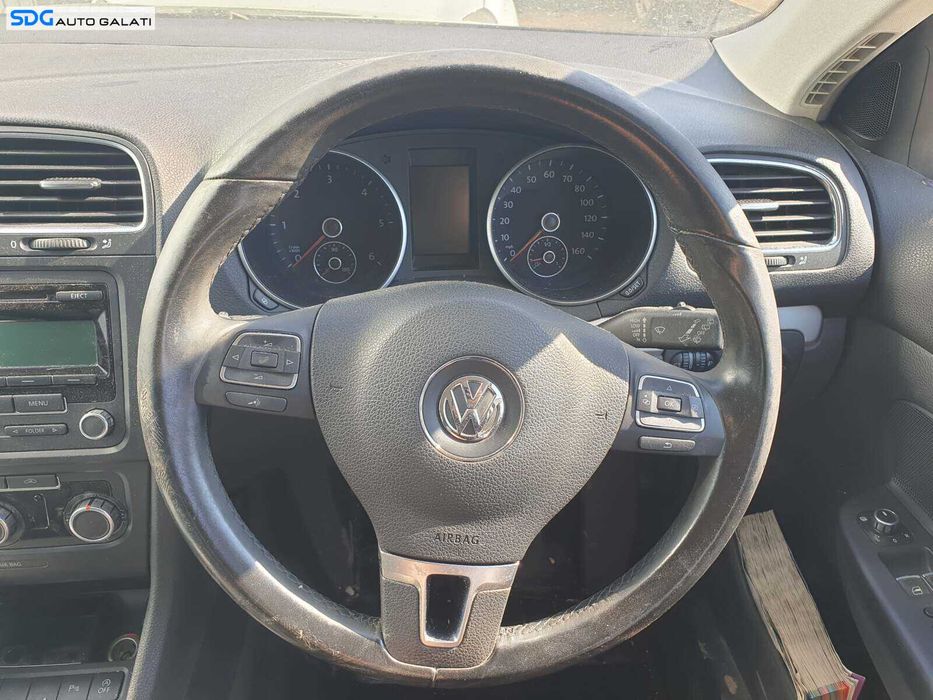 Volan Piele 3 Spite FARA Airbag cu Comenzi Volkswagen Sharan 2010 - 2015 [Q2045]