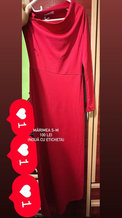 Rochie elegantă roșie nouă