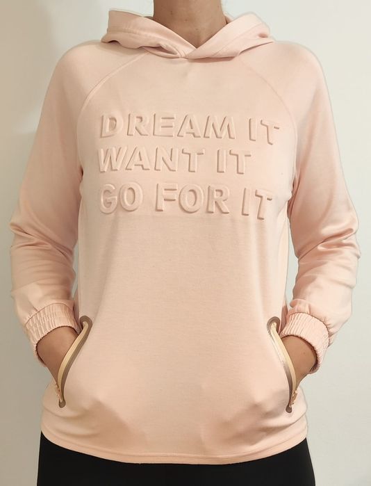 ZARA Girls - Hanorac Roz Pudră „Dream It” – Stare Excelentă – 164 cm