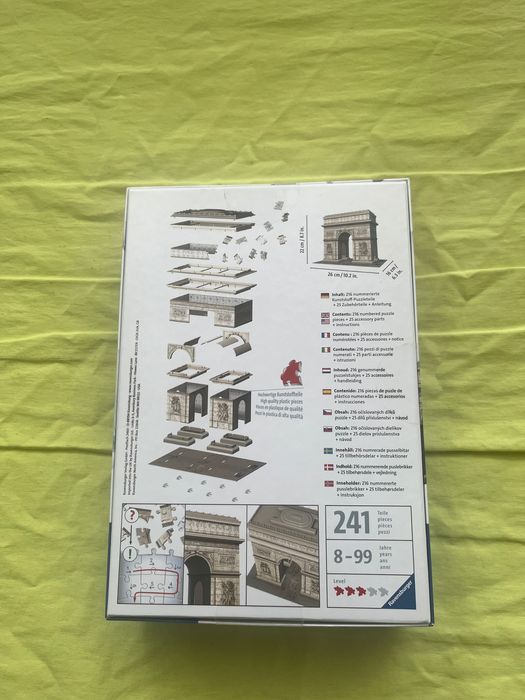 3D пъзел Триумфална арка – Ravensburger | НОВ | 241 части