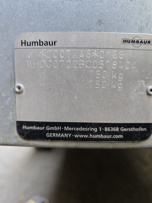Ремарке HUMBAUR Steely 752111