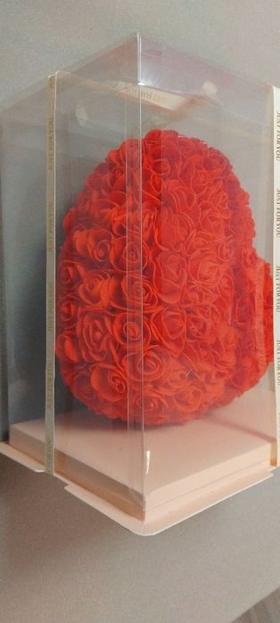 Inima din flori de săpun/ 25 cm