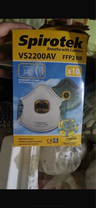 Респираторы 3М, Spirotek и др.