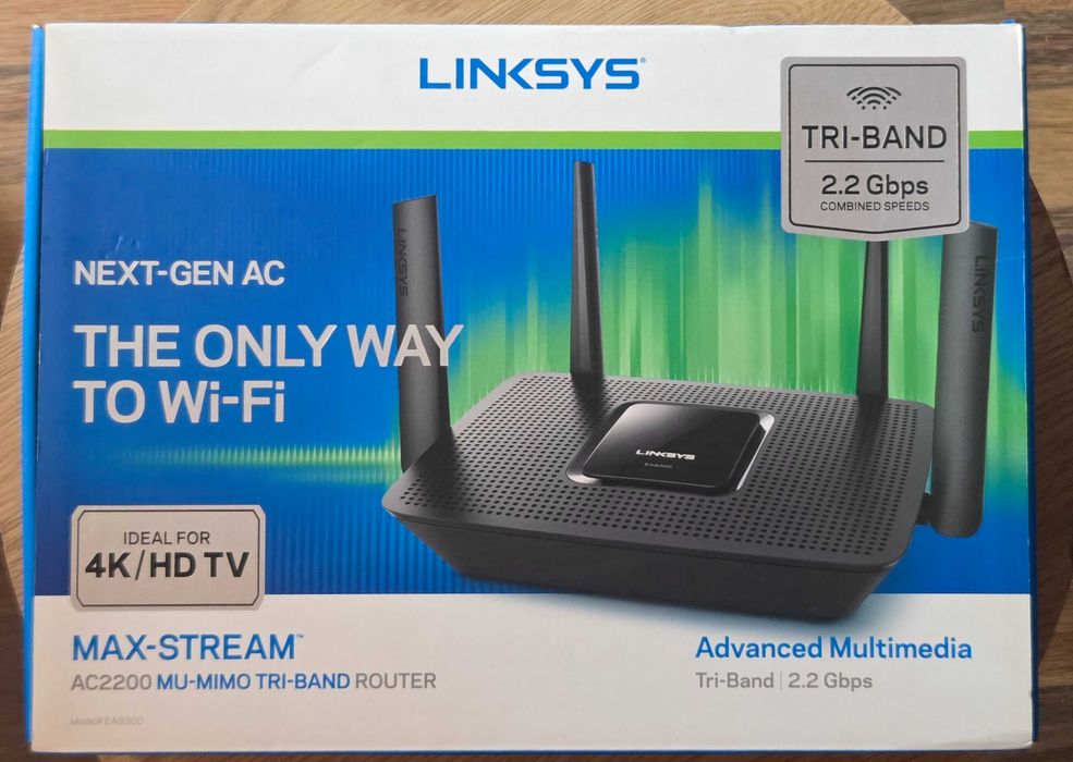 Рутер: Linksys EA8300 Max-Stream AC2200