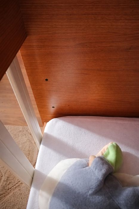 Бебешко легло кошара 120х60 масивно дърво