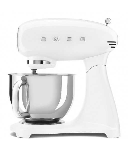Mixer cu bol Smeg SMF03WHEU, 800W, 4,8 L, 10 viteze, Alb