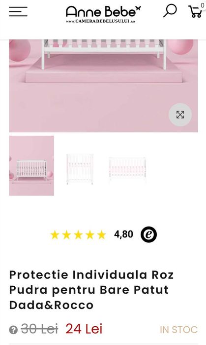 Vand 39 protecții individuale pat bebe sau per bucata