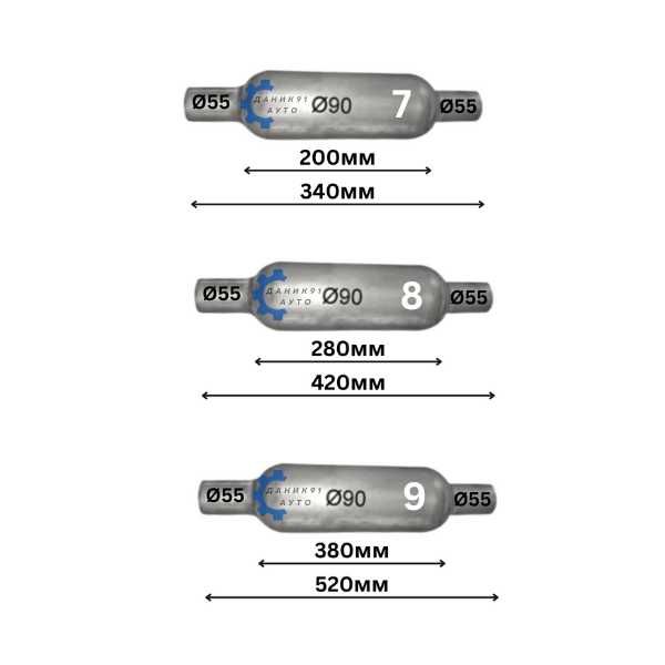 Резонатор за гърне / ауспух - Ф 45 Ф 50 Ф 55 Ф 60мм
