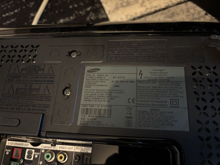 home cinema 5.1 samsung htx 715