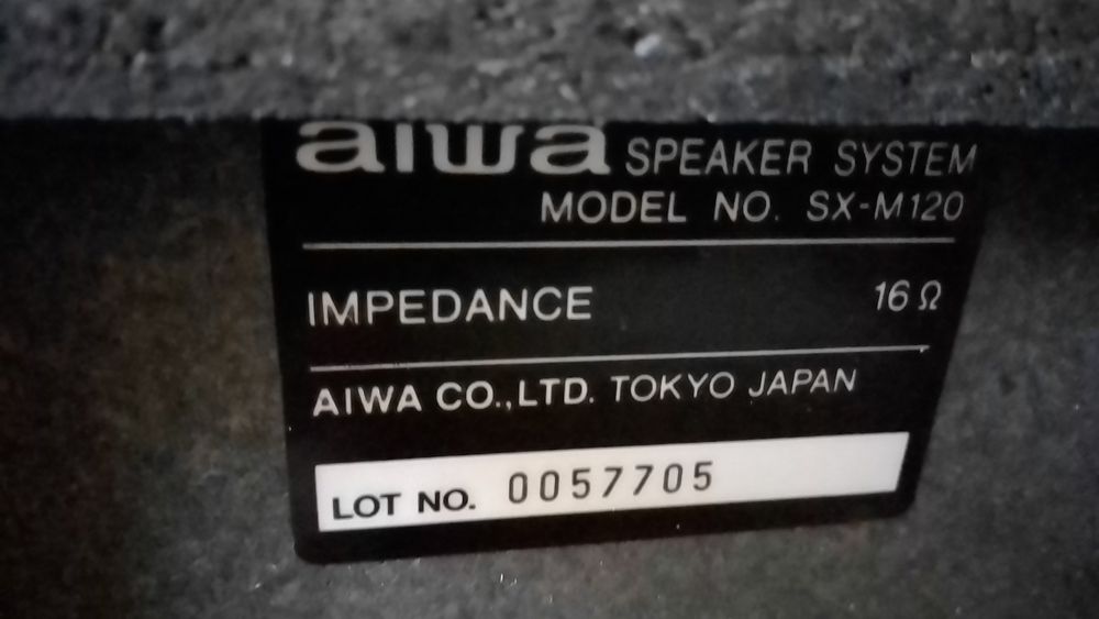 Тонколони AIWA SX-M120 16ома