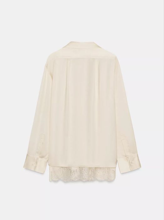 Риза с дантела Zara