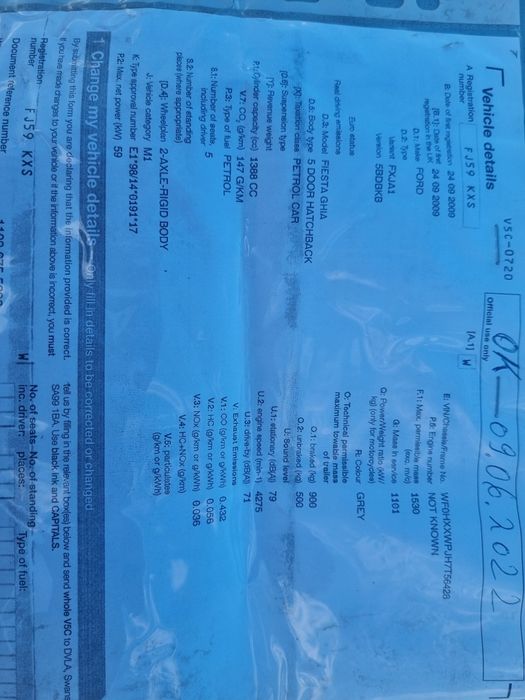 Dezmembram Ford Fiesta Ghia 2008