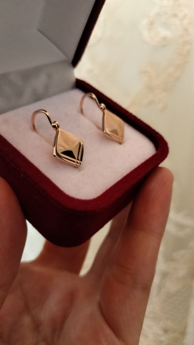 Советские серьги 583 пробы